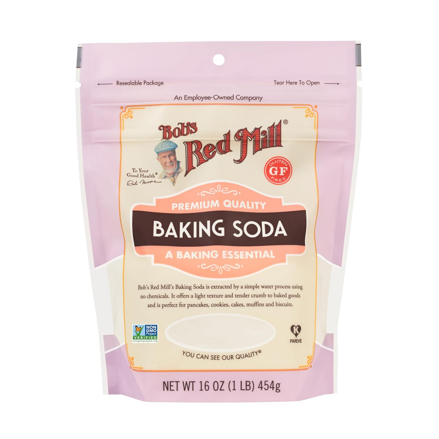 Bob's Red Mill Baking Soda, 16oz (Pack of 1) - Non GMO, Gluten Free, Vegan, Paleo Friendly, Kosher