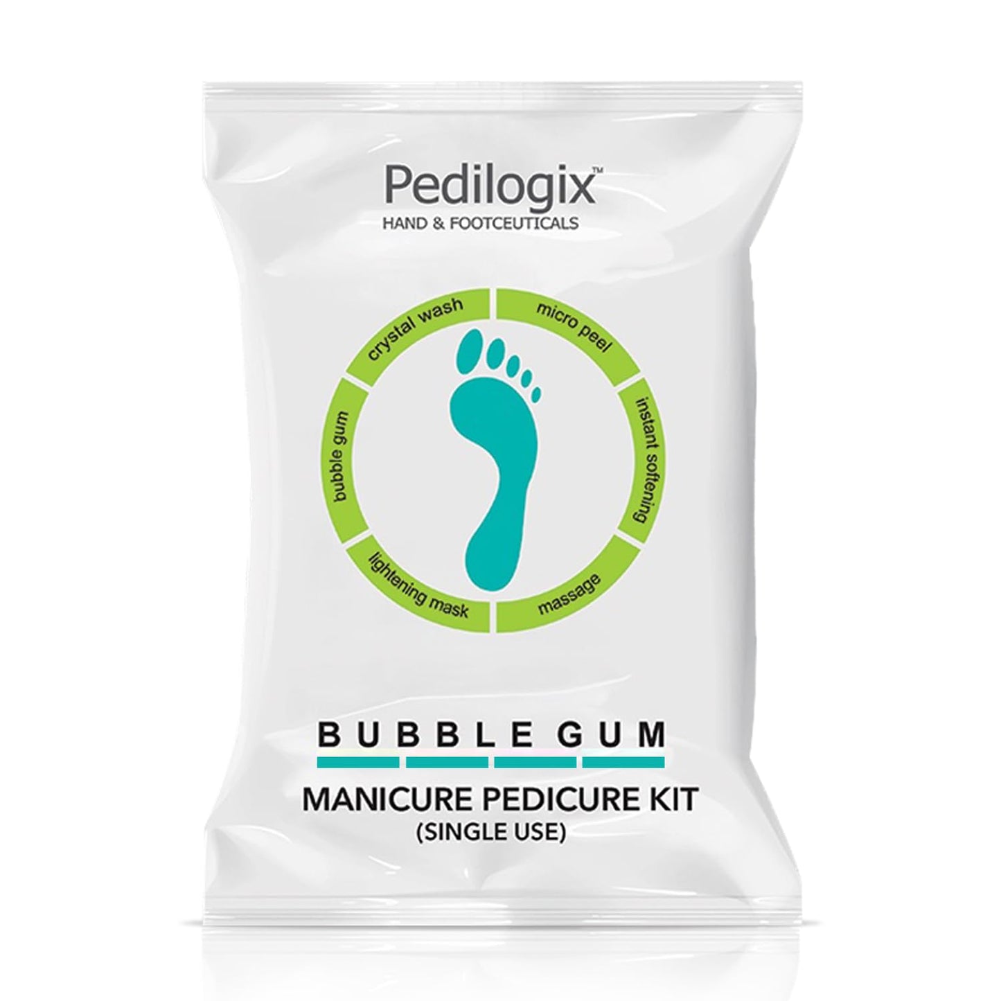 O3+ Pedilogix Bubblegum Manicure Pedicure Kit for Hand and Feet Lightening, Softening and Massage (1 Pc, 65 g)