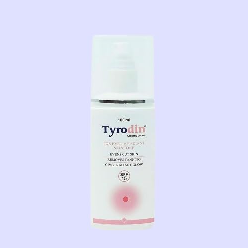 Tyrodin Creamy Lotion 100ml | Lightweight Daily Moisturizing Lotion with SPF 15 | Smooth & Fresh Skin Appearance
