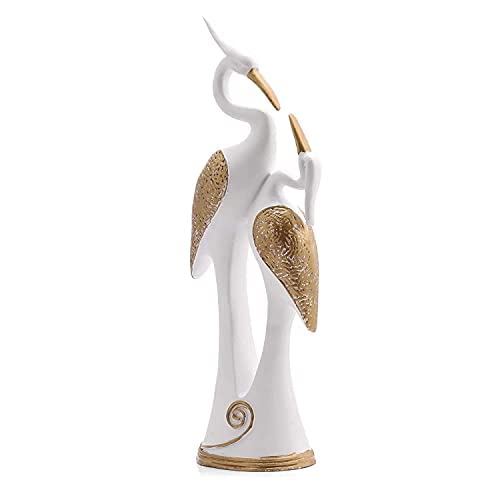 Romantic Swan Pair Showpiece for Home Decor, Love Bird Swan Figurine in Resin, Elegant Decorative Statue for Living Room, Bedroom, Wedding Gift, Item
