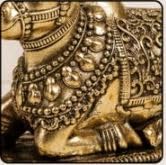 2" Brass Nandi Idol for Home Temple & Pooja Room | Handmade Nandi Statue for Shiv Pooja, Meditation & Spiritual Decor | Pure Brass Nandi Murti for Mandir, Shivling & Home Decoration 55 GRAM