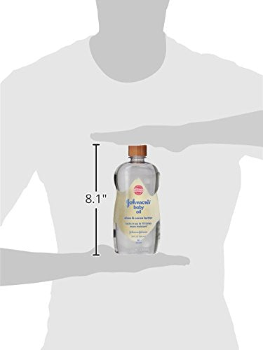 JOHNSONS BABY OIL 591ML (20OZ) - SHEA & COCOA BUTTER (US)