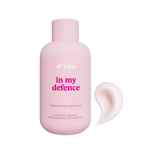d'you In my Defence Lightweight Moisturiser for Intense Hydration with Ceramides for Men & Women | Non greasy cream for Dry, Oily & Combination Skin | Korean Skin Care Product | Cruelty Free | 50ml