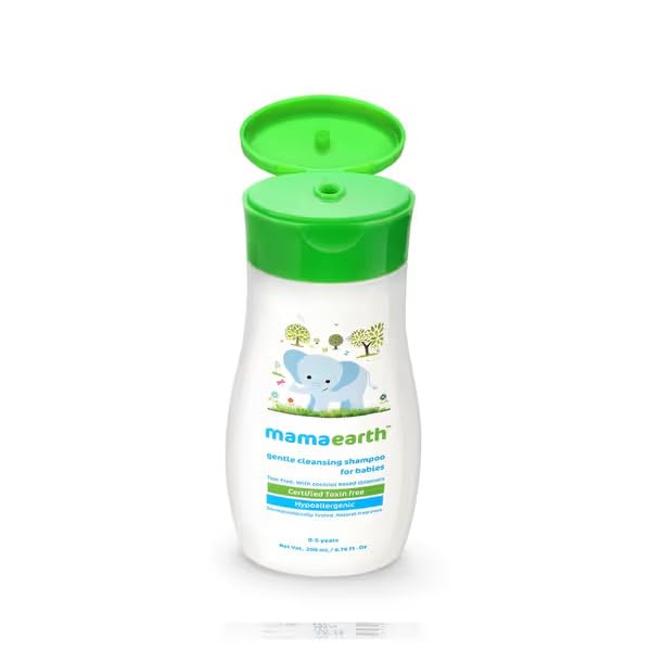 Mamaearth Gentle Cleansing Shampoo for Babies (200 ml)