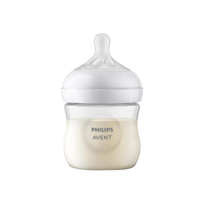 Philips Avent Natural Response Baby Feeding Bottle - 125Ml Baby Milk Bottle for Newborns and Up, Bpa Free, 0+ Months (Model SCY900/01)