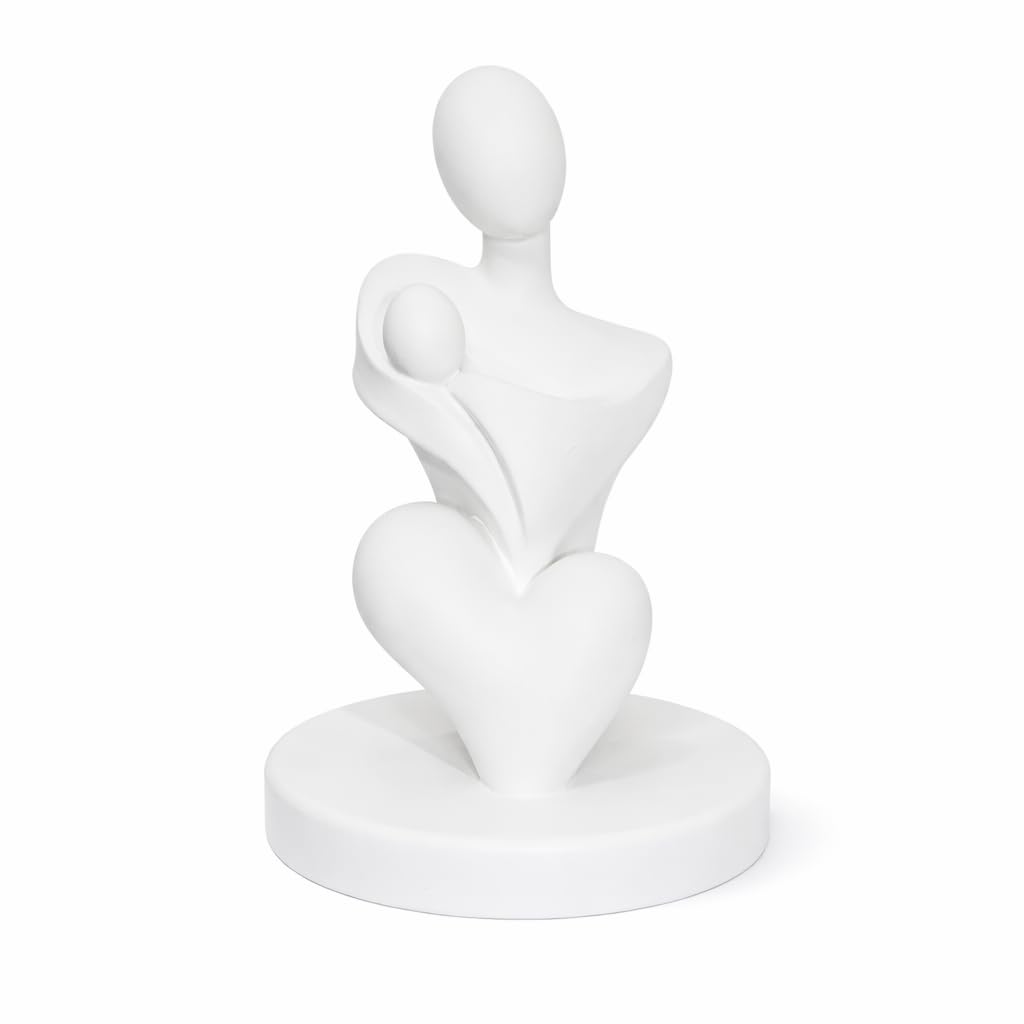 Mother Baby Statue Showpiece Gift,Mother Hugging Baby Figurine,Decor Items, Birthday Gifts Mother's Day, Baby Shower Gifts for Mom to be