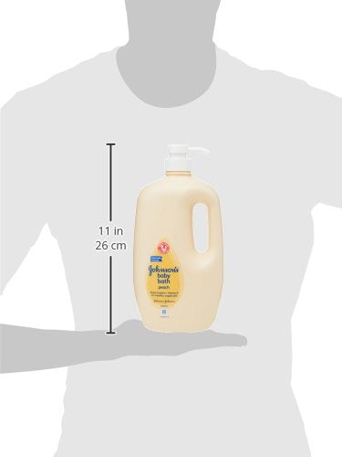 Johnsons Baby Bath Peach | No Added Sulphates, Parabens, Dyes, Phalhates | 1000ml