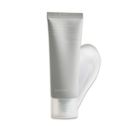celimax Dual Barrier Watery Sun Cream SPF50+ PA++++ (40ml) Korean Sunscreen with Barrier-Strengthening Ceramides & Hyaluronic Acid, Daily Hydrating, Non-Greasy & Invisible Finish, UVA/UVB Sun Protection for All Skin Types
