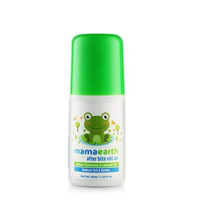 Mamaearth After Bite Roll On For Babies - 40 ml | Infused with Chamomile and Lavender Oil | Relieves Skin From Mosquito Bites, Reduces Itch & Rashes, Travel Friendly