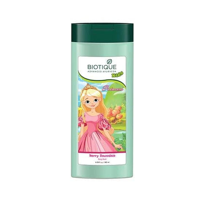 Biotique Berry Smoothie body wash with a cartoon character on a white background
