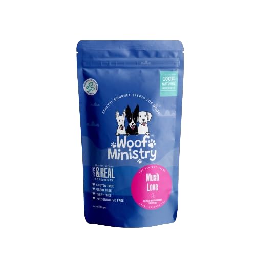 Woof Ministry Mush Love for Dogs, Minimal Ingredient Dehydrated Dog Treats (Non Veg Treats -100 Grams)