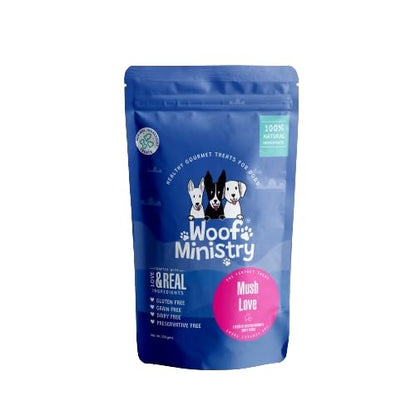 Woof Ministry Mush Love for Dogs, Minimal Ingredient Dehydrated Dog Treats (Non Veg Treats -100 Grams)