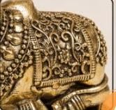 2" Brass Nandi Idol for Home Temple & Pooja Room | Handmade Nandi Statue for Shiv Pooja, Meditation & Spiritual Decor | Pure Brass Nandi Murti for Mandir, Shivling & Home Decoration 55 GRAM