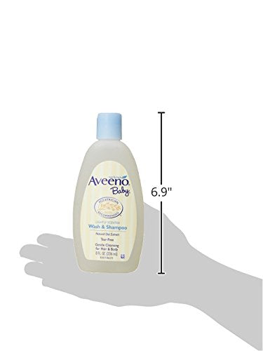 Aveeno Lightly Scented Baby Wash & Shampoo 8oz.