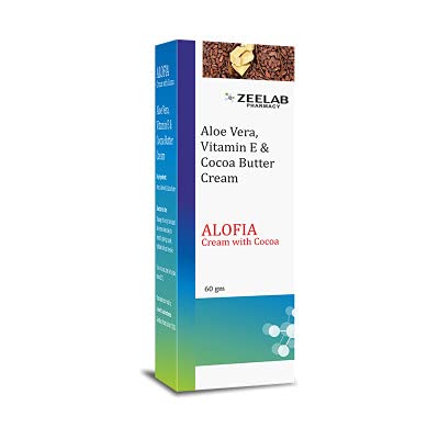 Zeelab Alofia Cream with Cocoa packaging on a white background