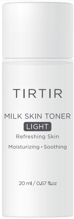 TIRTIR Milk Skin Toner Light|Instant Hydration With 4% Niacinamide, Pore-Tightening, Vegan Toner For Acne-Prone, Sensitive & Oily Skin, Fungal Acne Safe, Panthenol, Allantoin, Vitamin B, 0.67 Fl Oz