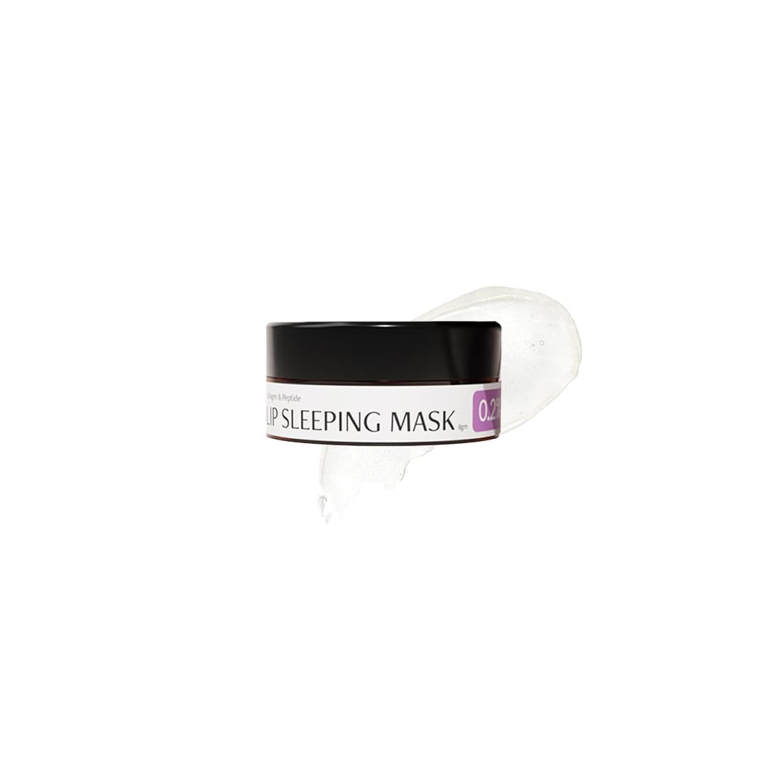Deconstruct Lip Mask | Collagen And Peptide Lip Sleeping Mask For Dry Lips | For Women And Men | 8Gm,Clear