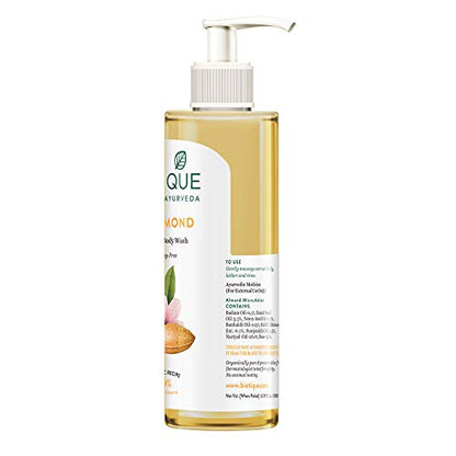 Biotique Almond Oil Ultra Rich Body Wash| Maintains Skin’s Natural pH |100% Botanical Extracts| Soap-Free Body Wash Suitable for All Skin Types | 200mL