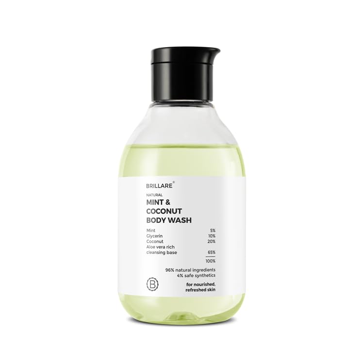 BRILLARE Mint & Coconut Body Wash