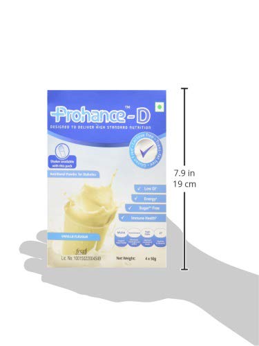 Prohance D Dietary Supplement for Diabetes Management Vanilla, 200 g
