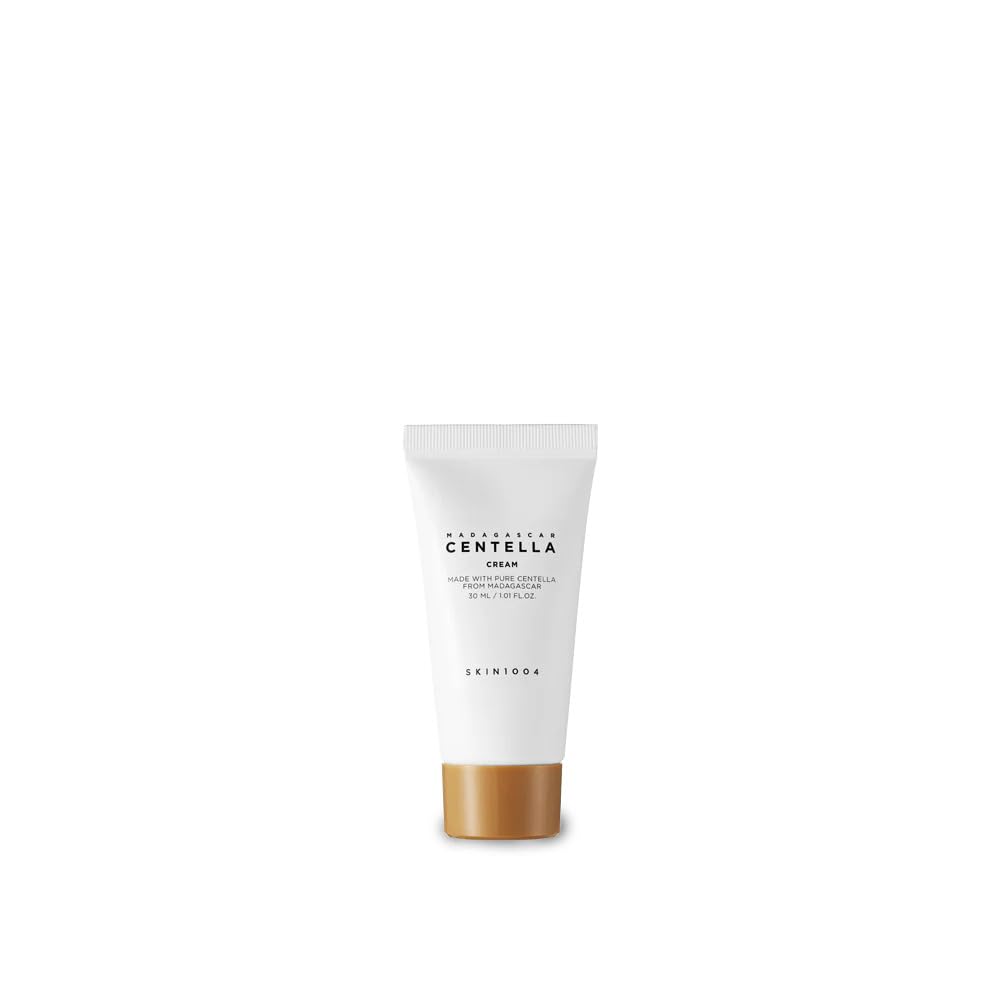 SKIN1004 Madagascar Centella Cream | Korean Face Moisturizer with Organic Ingredients | Hydrating, Brightening & Anti-Wrinkle Skincare, 30ml