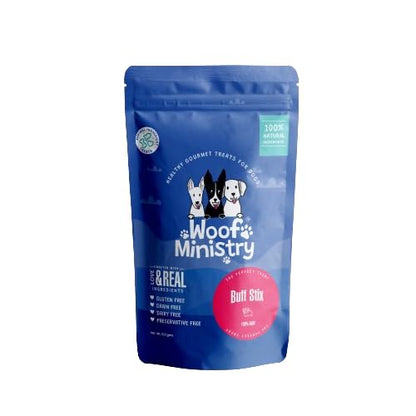 Woof Ministry Buff Stix for Dogs, Single Ingredient Dehydrated Dog Treats (Non Veg Treats -100 Grams)