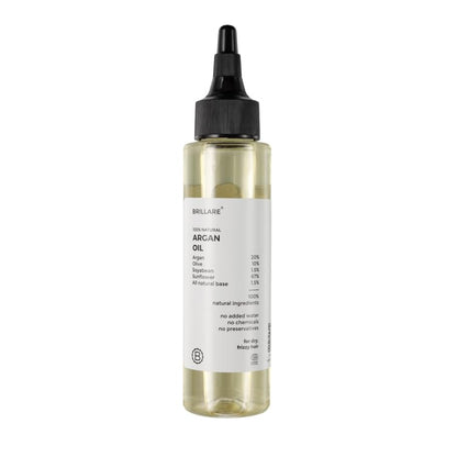 Brillare Argan Hair Oil, with the Goodness of Olive oil & Sunflower Oil, for Dry & Frizzy Hairs