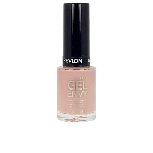Revlon ColorStay Gel Envy Longwear Nail Polish, with Built-in Base Coat & Glossy Shine Finish, in Nude/Brown, 535 Perfect Pair, 11.7 ml