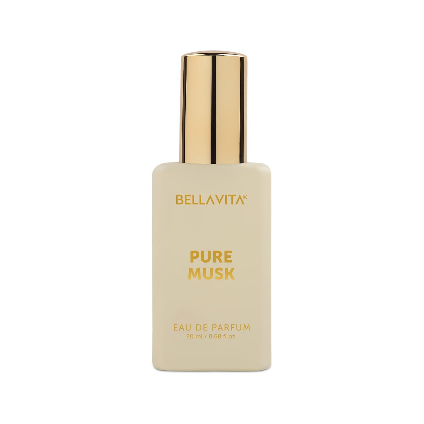 BELLAVITA Pure Musk | Long Lasting EDP | 20ml | Perfume for Man | with Lily of the Valley, Sandalwood and Tonka | Premium, Woody, Musly, Floral Unisex Fragrance for Man and Woman