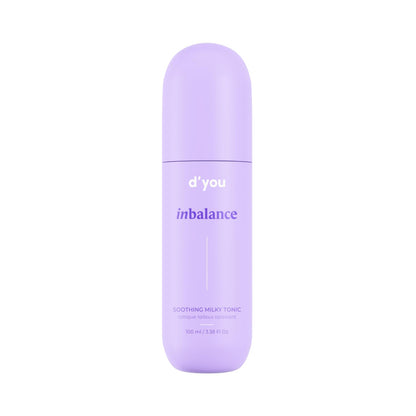 d'you inbalance Soothing Milky Tonic | Hydrating | Targets Inflamamtion | Soothing Irritation | Antioxidant Protection | Men and Women | 100 ml