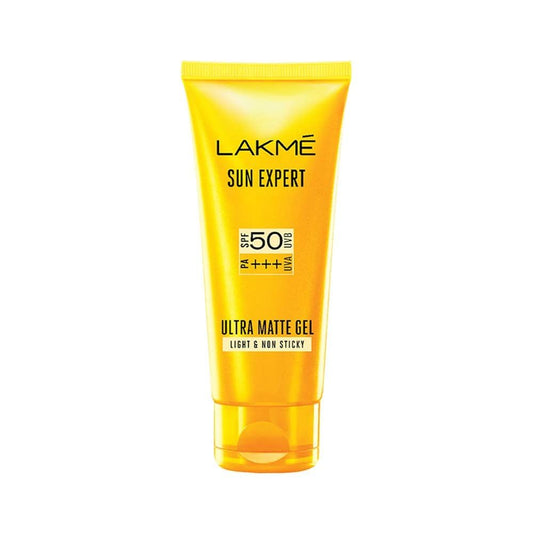Lakmē Water Light Gel In-Vivo tested SPF 50 PA++++ Sunscreen with Niacinamide For Oily Skin, With New-Age UV Filters, Boosts Glow, Reduces Dullness & Dark Spots 100g