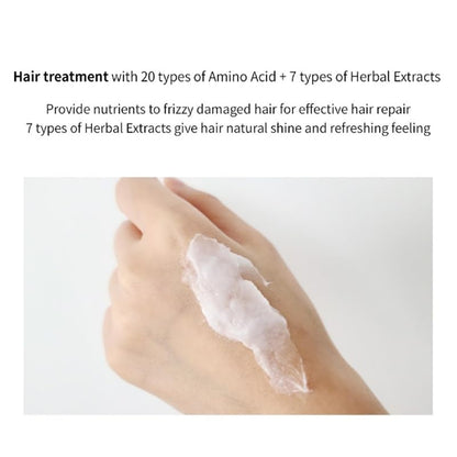 LADOR Herbalism Hair Treatment (Conditioner) (360ml) Korean Hair Conditioner To Control Hair Fall, Repairs Damaged Hair, Maintaining Softness, Natural Shine | Suitable For Sensitive Scalp, Frizzy & Damaged Hair