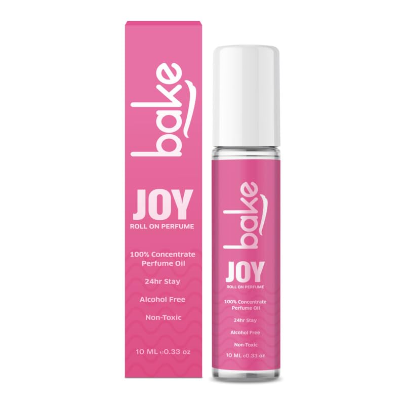 BAKE Bliss Attar Oil Concentrated Perfume Oil Roll on Fragrance| 24 Hours Stay & Alcohol Free | Unisex,Passion Fruit | 10ml