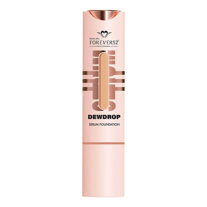 Daily Life Forever52 Dewdrop Serum Hydrating Foundation with Hyaluronic Acid & Kiwi Extract | Lightweight Serum Texture | Satin Finish | 12H Wear (Fair Light-01, 15ml)