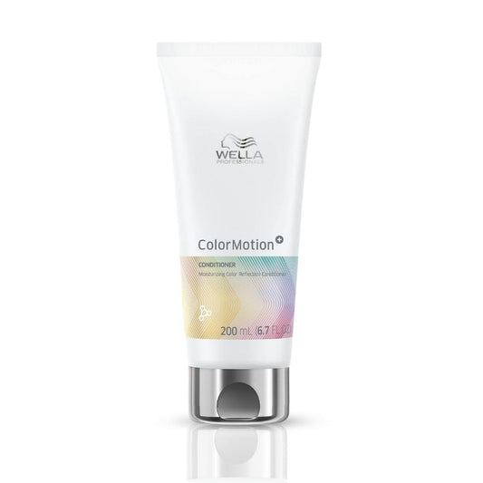 Wella ColorMotion conditioner bottle on a white background