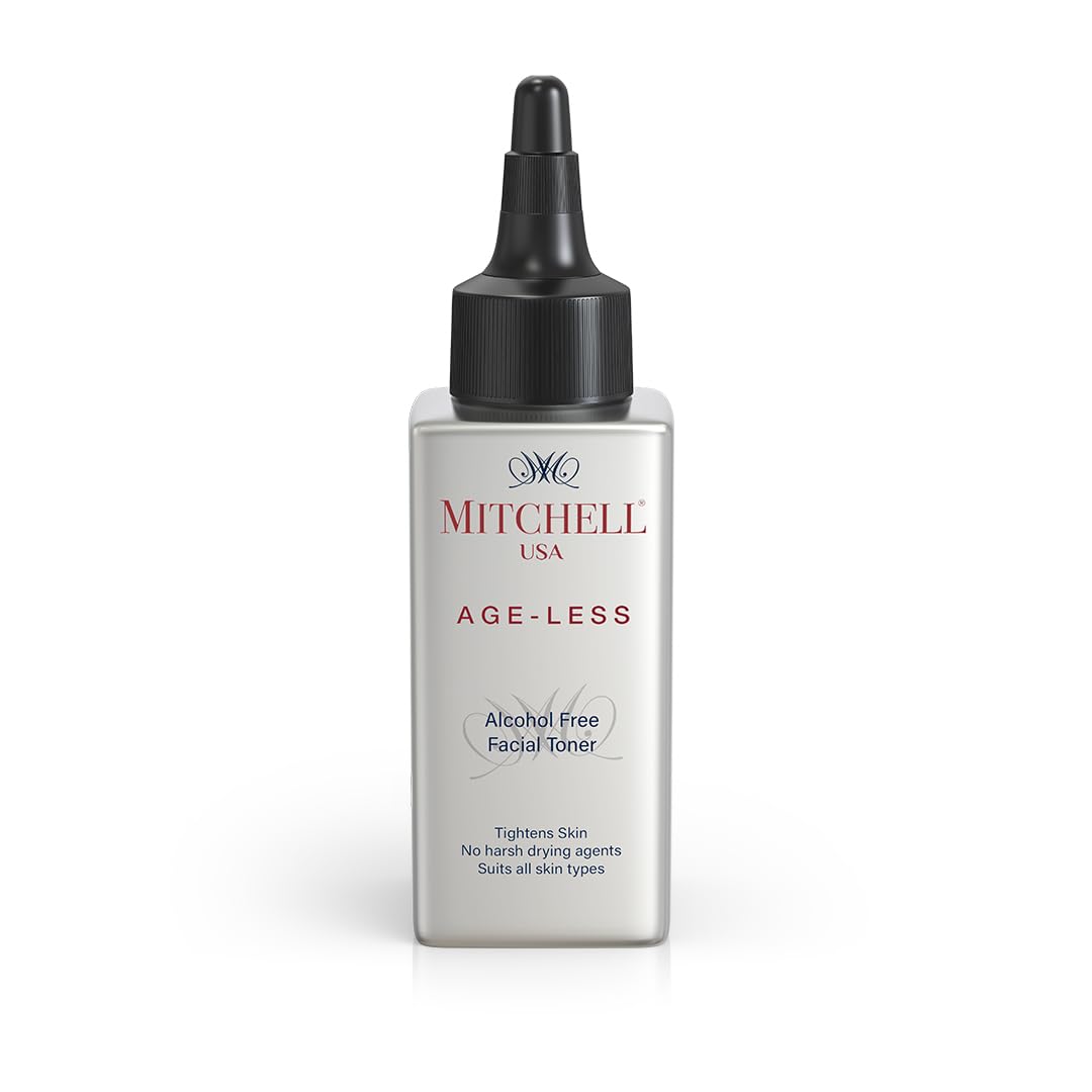 Mitchell USA AGELESS Alcohol Free - Facial Toner | Removes Dirt & Makeup | Balance skin pH | Lotus Seed Extract, Chamomile, Aloe Vera & Cucumber Extract | For Women and Men | For All Skin Type | 100ml