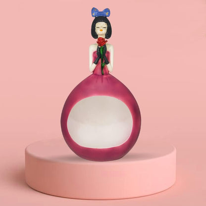 Versatile Doll Shaped Figurine Home Decor Decor (Pack of 1, Pink)