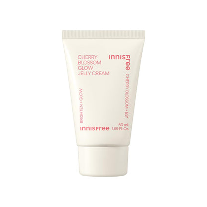 Innisfree Jeju Cherry Blossom Jelly Cream 50ml with Niacinamide | Korean Skin Moisturiser for Glowing, Hydrated Skin, Lightweight Gel & Soothing Formula for a Fresh & Radiant Look-50ml