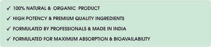 Text on a light green background highlighting product features.