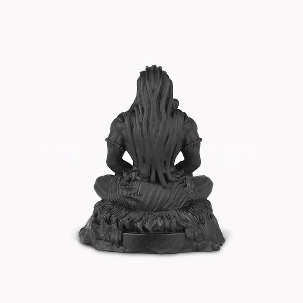 Shivji Idol for Car Dashboard, Home Temple & Office Desk | Compact Resin Mahadev Murti for Puja Room, Table Decor & Spiritual Gift | Small Lord Shiva Statue (Meditating Adiyogi)