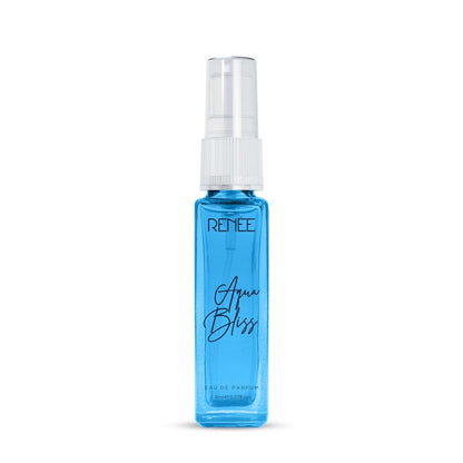 RENEE Aqua Bliss Eau De Parfum, Premium Long-lasting Fragrance With Notes of Lemon, Bergamot, Lily, Nutmeg, Cedar & Patchouli, Scent EDP for Every Occasion, Ideal Luxury Perfume for Women, 8 Ml