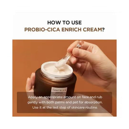 SKIN1004 Madagascar Centella Probio-Cica Enrich Cream | Made with Pure Centella, 50ml