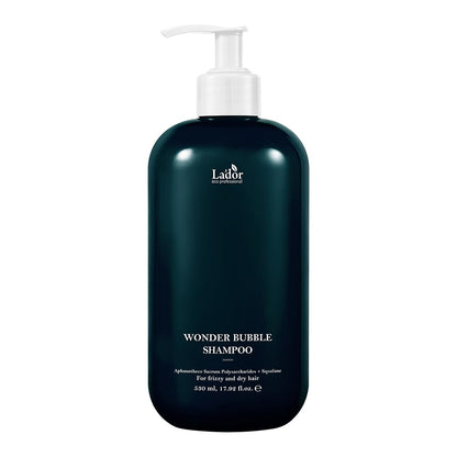 LADOR Wonder Bubble Korean Shampoo for Volume & Shine (530 ML) | Hydrating, Soft, Smooth & Moisturizing Foaming Shampoo | Suitable for Dry, Dull, Coloured, Damaged & Frizzy Hair