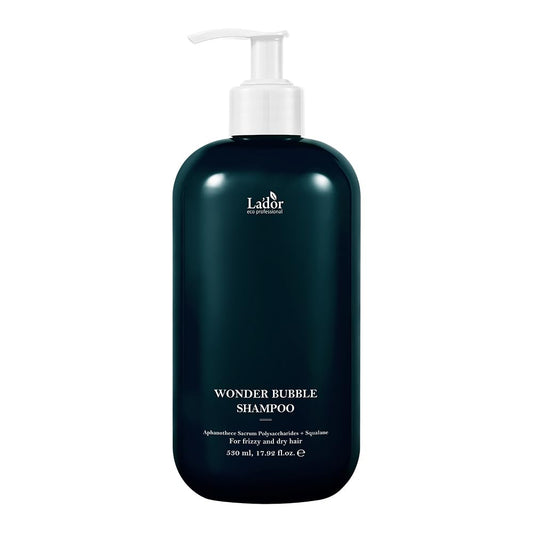 LADOR Wonder Bubble Korean Shampoo for Volume & Shine (530 ML) | Hydrating, Soft, Smooth & Moisturizing Foaming Shampoo | Suitable for Dry, Dull, Coloured, Damaged & Frizzy Hair