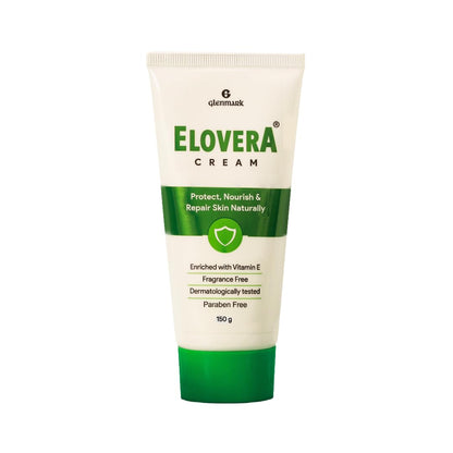 Elovera Moisturising Cream 150g | For Dry Skin | with Aloe Vera & Vitamin E | Protects, Nourishes and Repairs Skin | Paraben Free | Fragrance Free