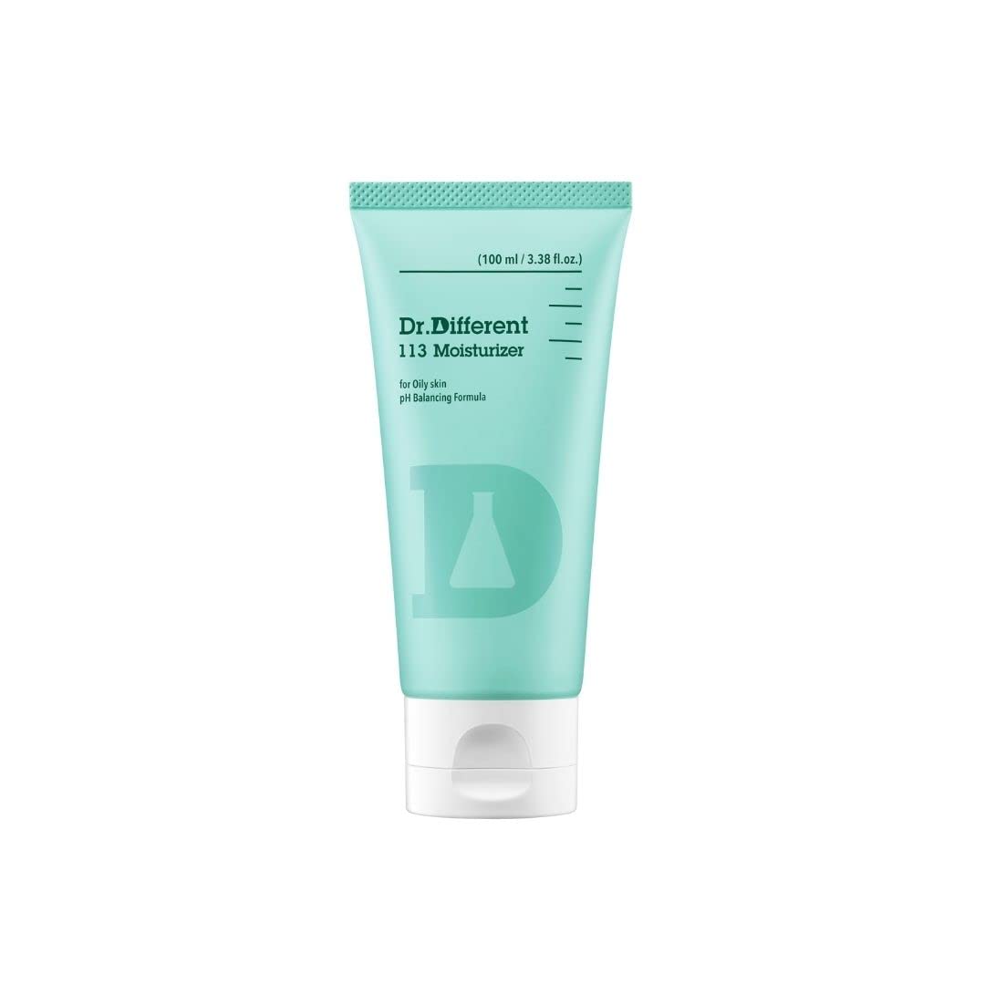 Dr.Different 113 Moisturizer - Ceramide Face Moisturizer for oily dry & Sensitive Skin - Brightening, Barrier Strength & Minimize Pore, 3.38 oz