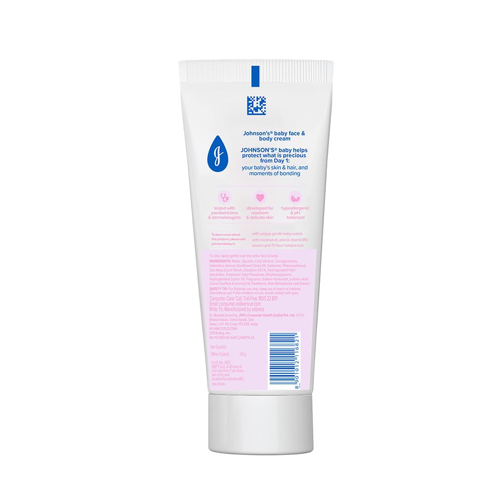 Johnson's Baby Cream For Summer, 100g