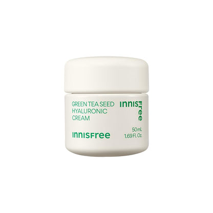 Innisfree Green Tea Seed Moisturiser with Hyaluronic Acid 50Ml| Hydrating & Soothing Face Cream | Non oily & Sticky | Korean Skincare for Dry & Dehydrated Skin For Dry Skin, Normal & Sensitive Skin