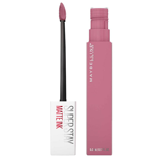 Maybelline New York Superstay Matte Ink Liquid Lipstick, Revolutionary | No budge bold color for 16H | Transferproof, Waterproof, Foodproof | Brown skin friendly