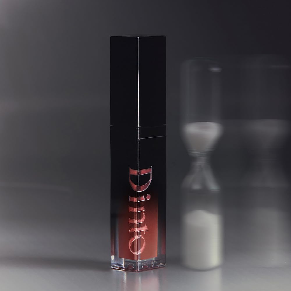 DINTO Deep-Kissed Plumping Lip Enamel (152 Clock Tower, 4ml) Korean Glitter Lip Gloss, High Shine Lip Plumper, Hydrating Lip Plumping Gloss, Long-Lasting, Non-Sticky, Vegan & Cruelty-Free